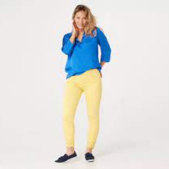 NWT ATTITUDES RENEE WASHED POLY SILK COLLARED SHIRT BLUE QUARTZ 4 - Picture 1 of 12